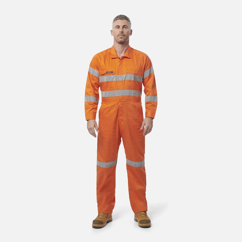 Originals Hi Vis Lightweight Reflective Drill Work Overalls K51305