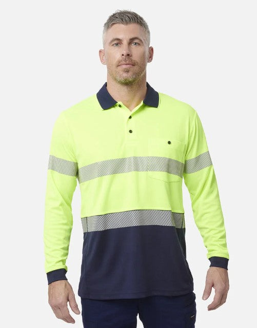 Polo Workcool Hi Vis Long Sleeve Hyperfreeze With Segmented Tape