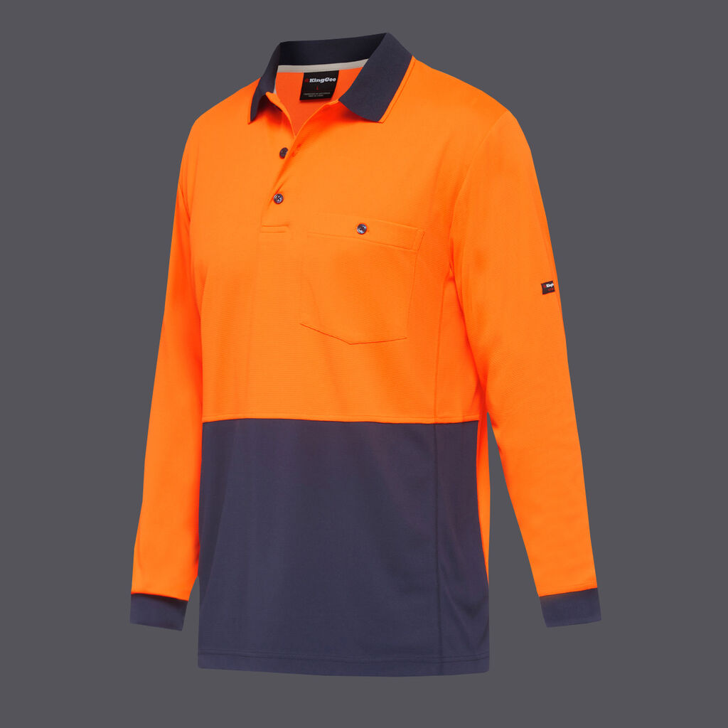 Workcool Hyperfreeze Spliced Polo Long Sleeve