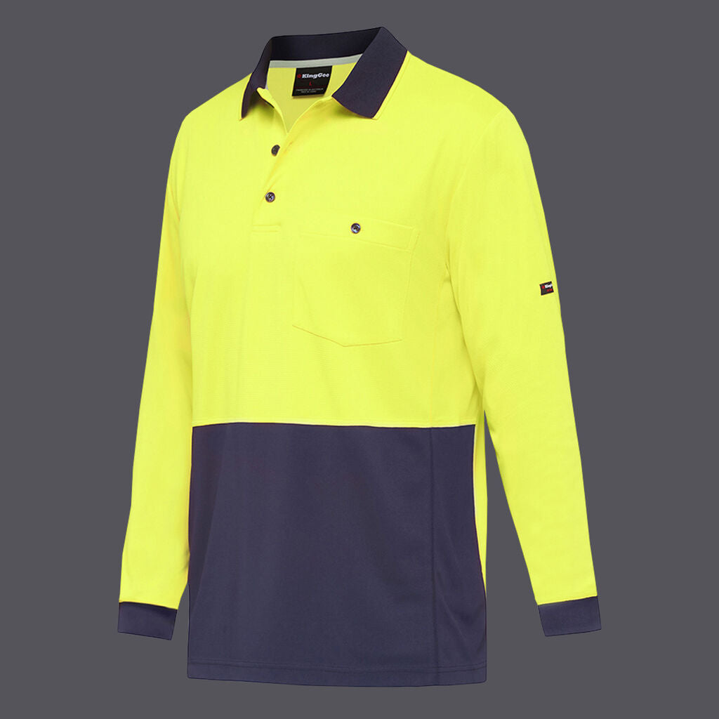 Workcool Hyperfreeze Spliced Polo Long Sleeve