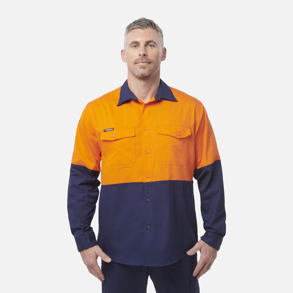 King Gee Workcool 2 Spliced Shirt L/S K54870