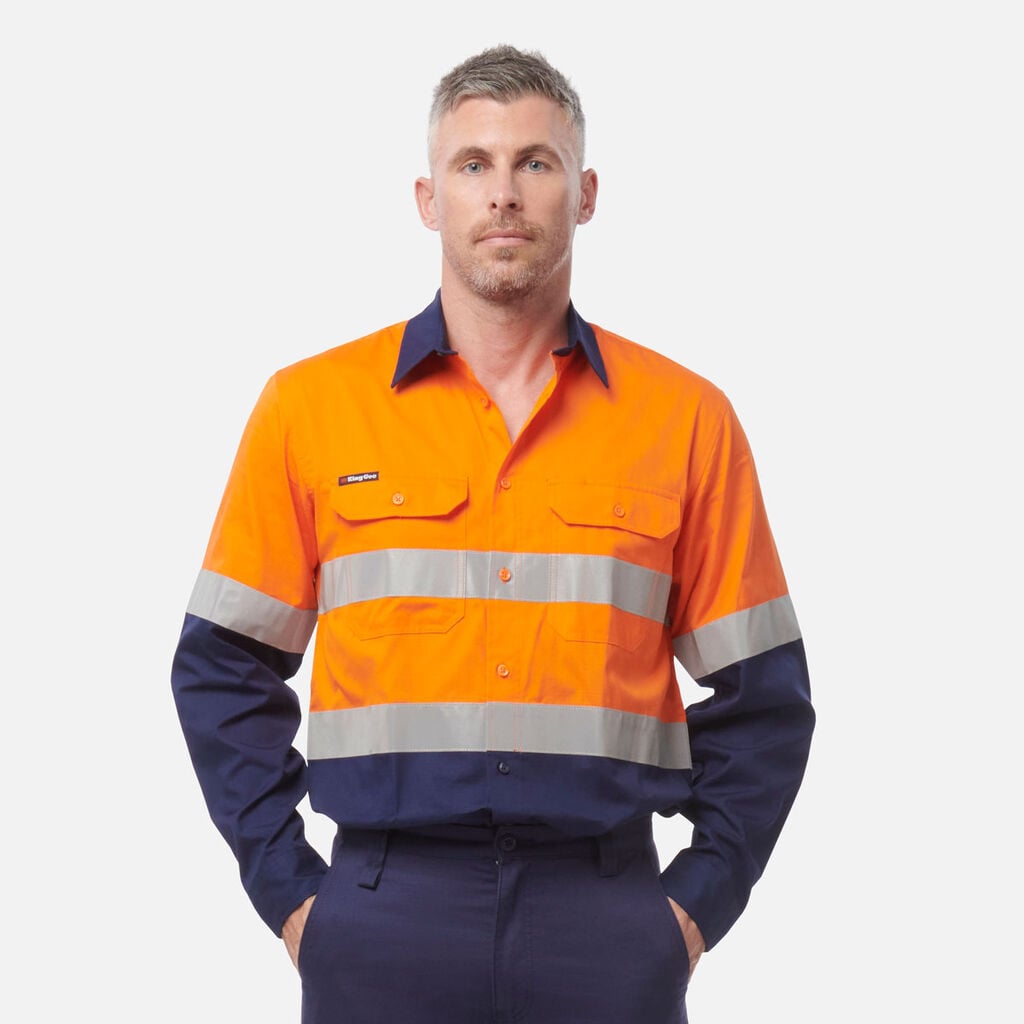Workcool Vented Spliced Shirt Taped Long Sleeve K54913