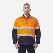 King Gee Reflective Spliced Drill Jacket K55905