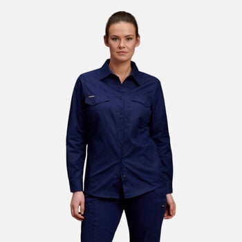 King Gee Women's Workcool 2 Shirt Long Sleeve K69880