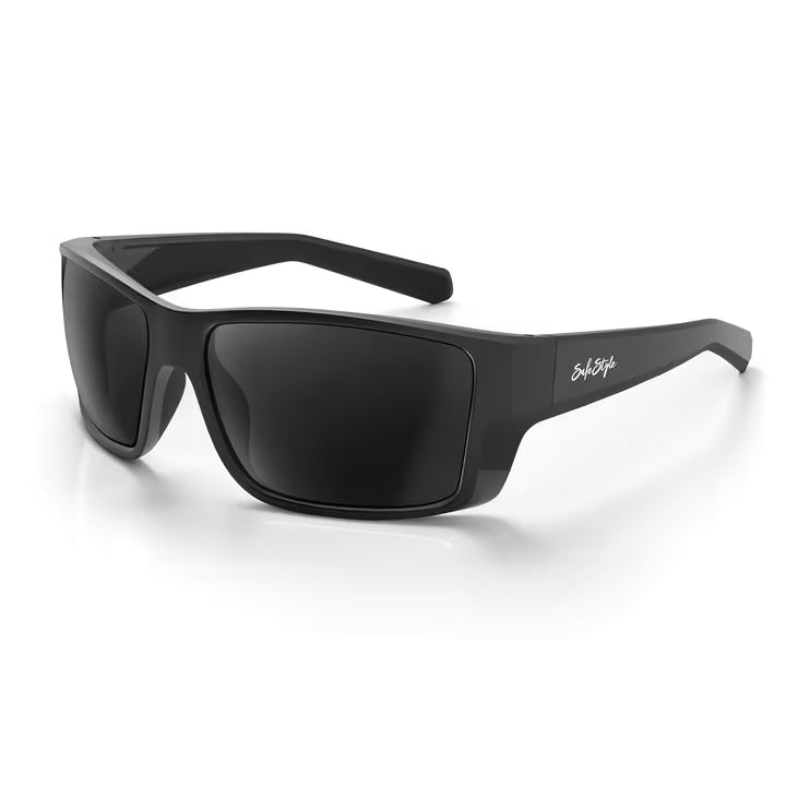 Keels Matte Black Frame Grey Polarised Lens SKE031-030405