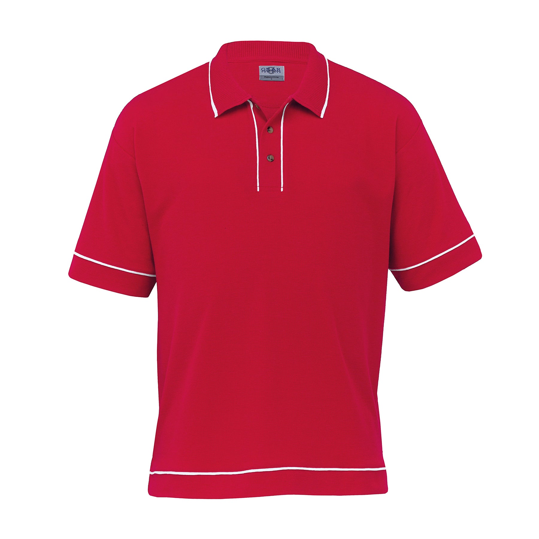 Rwp Gear For Life Retro Waffle Polo Shirt