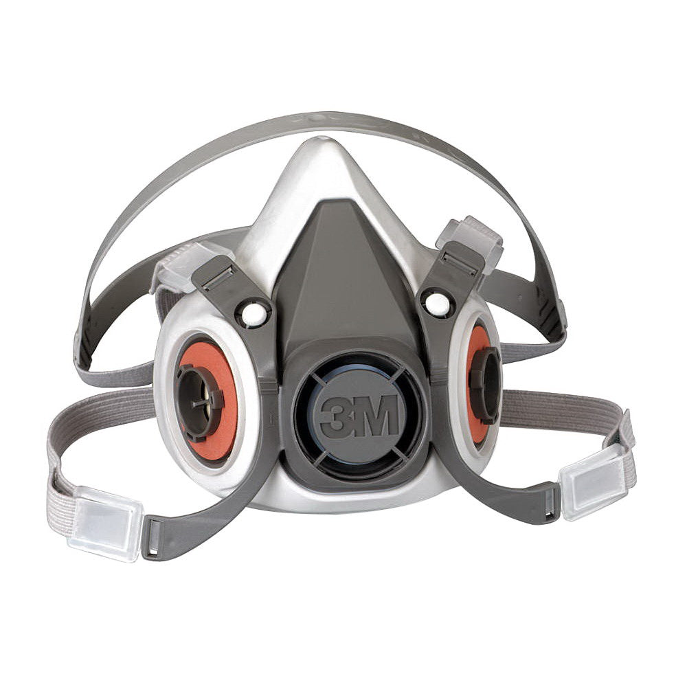 3M Half Facepiece Reusable Respirator 6100, Respiratory Protection, Small