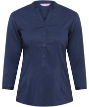 Pierre Cardin Women's Relaxed Fit Jersey Top Polyester Elastane Three Quarter Sleev
