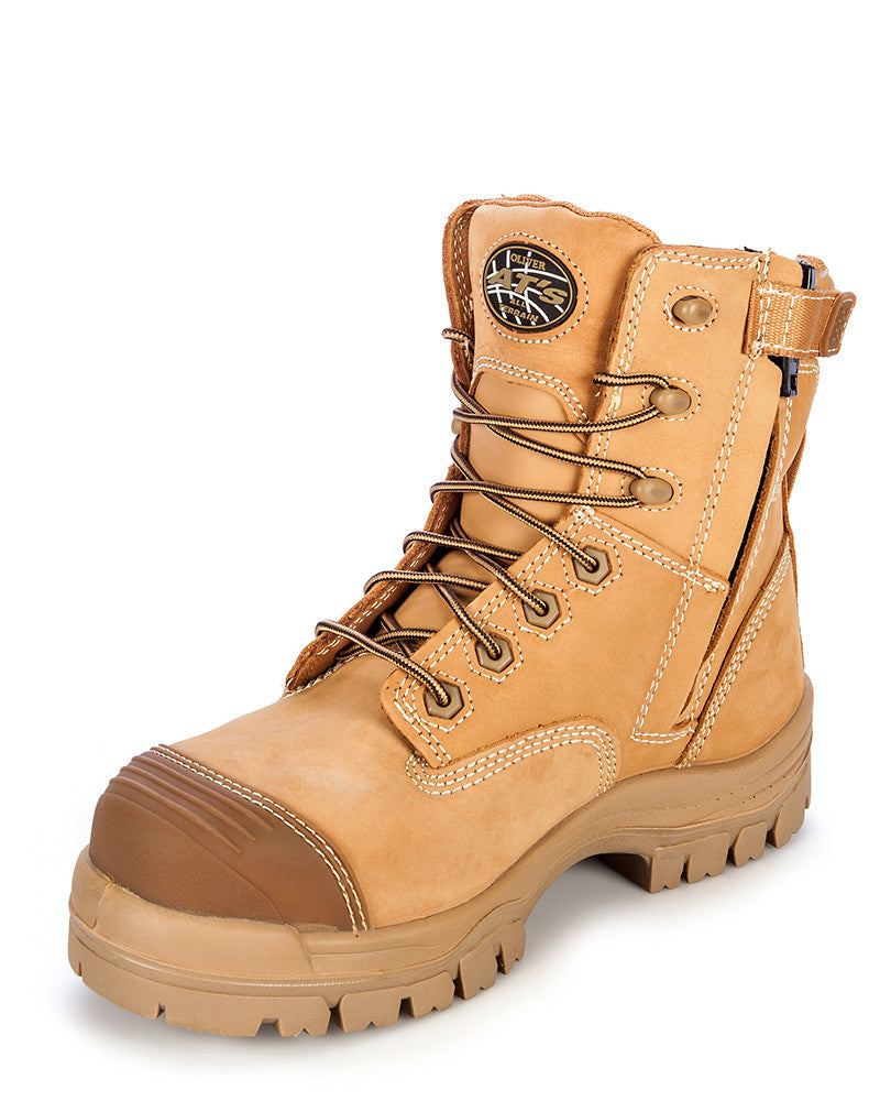 Oliver 45632z 150mm Wheat Zip Sided Boot