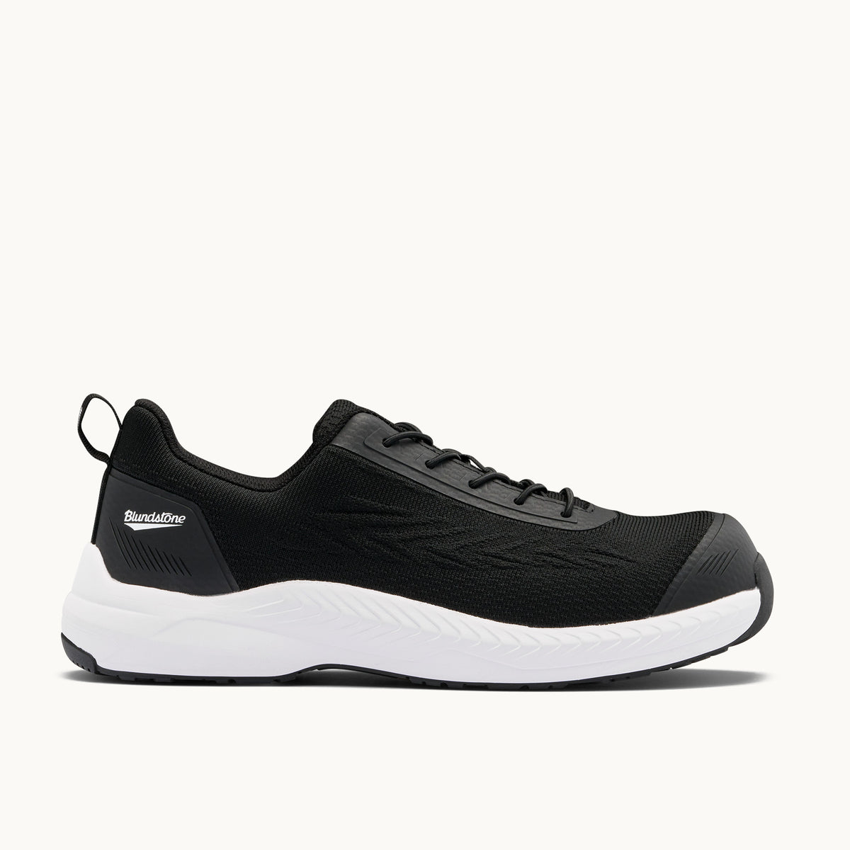 Unisex Safety Jogger Composite Toe Cap Black and White 840
