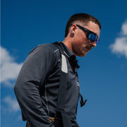 Keels Matte Black Frame Mirrors Blue Polarised Lens SKE091-030401