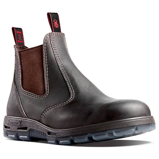 Elastic Sided Safety Toe Claret Oil Kip