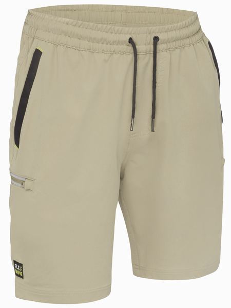 Bisley 4 Way Stretch Elastic Waist Shorts