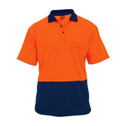 Hi Vis 2 Tone S/SL Micro Mesh Polo