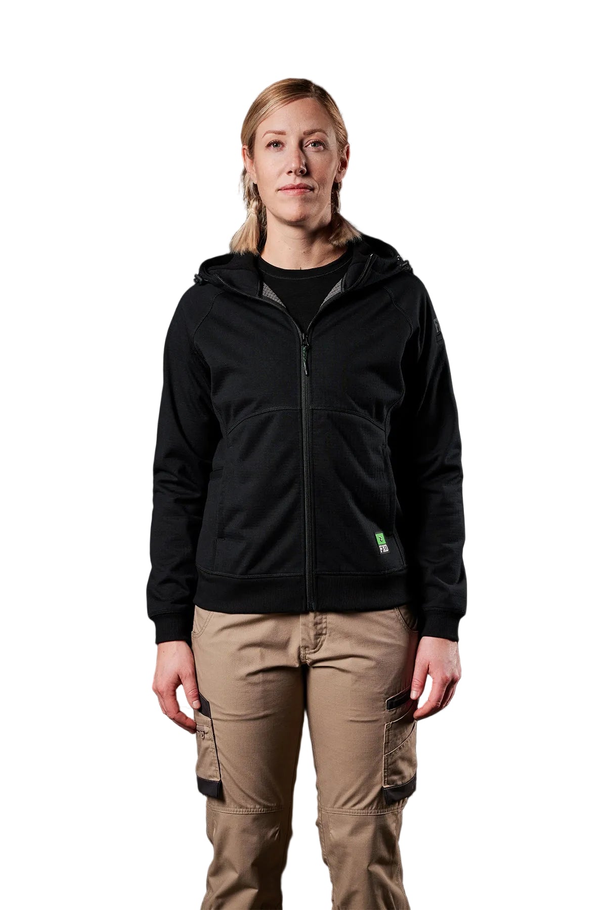 Jacket Ladies Fleece Zip Thru Hoodie WF-3W