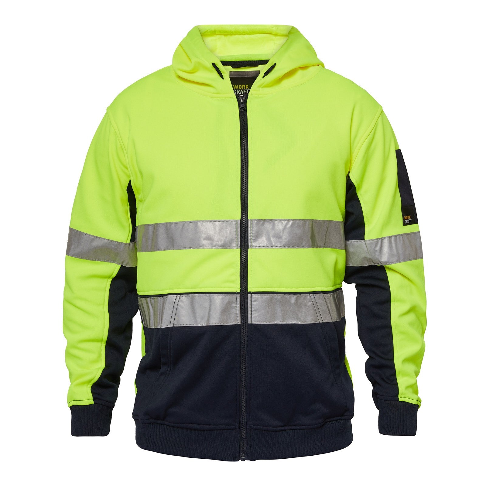 WT8017 Hi Vis Full Zip Hoodie