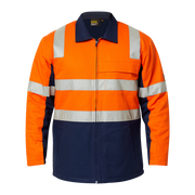 Hi Vis Cotton Jacket With Tape