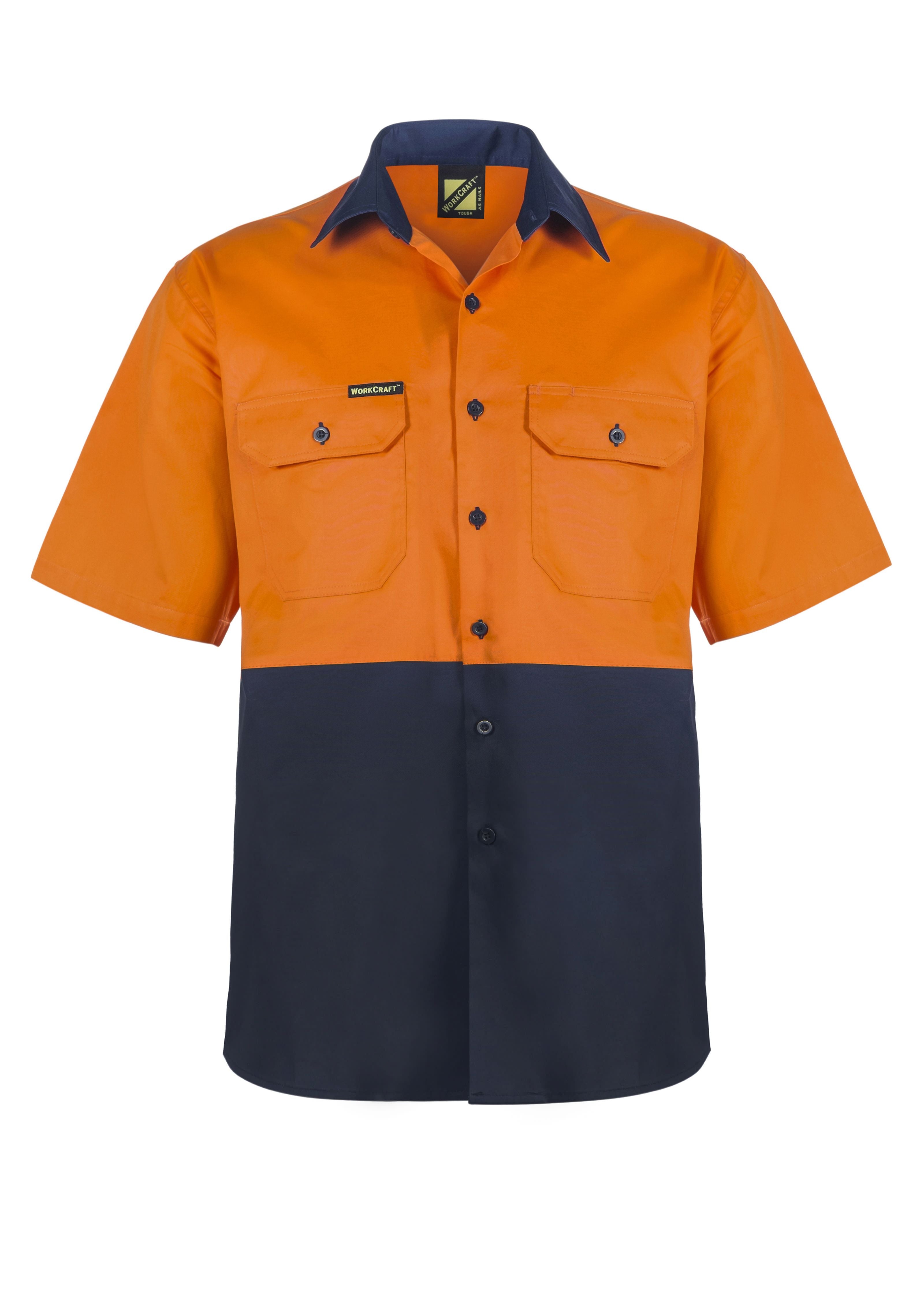Lightweight Hi Vis Two Tone Short Sleeve