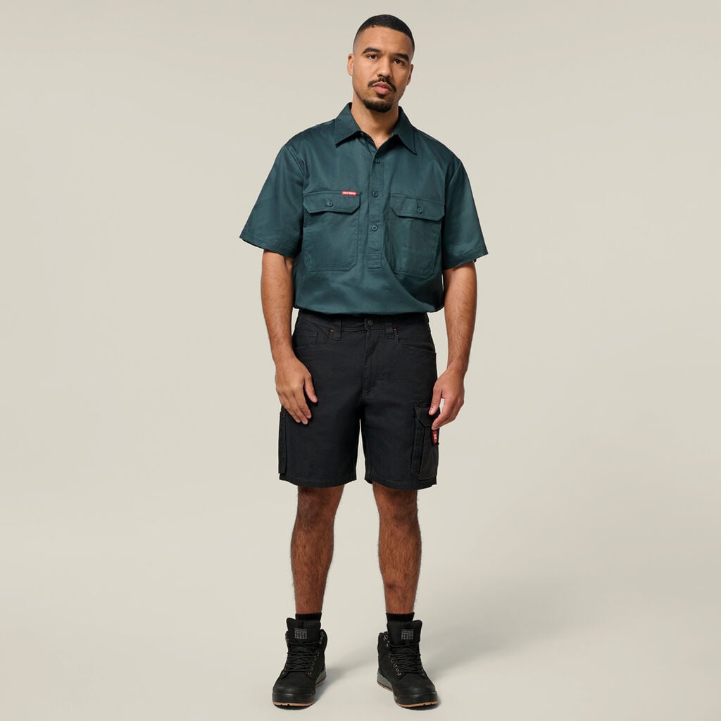 Hard Yakka Legends Relaxed Fit Cotton Work Cargo Short Y05066