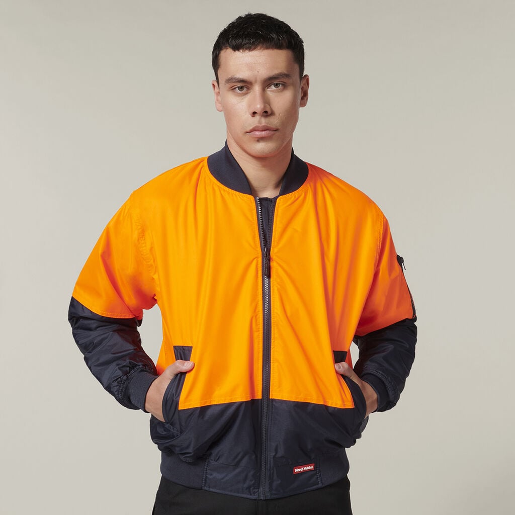 Men's Hi Vis 2 Tone Bomber Jacket Y06670