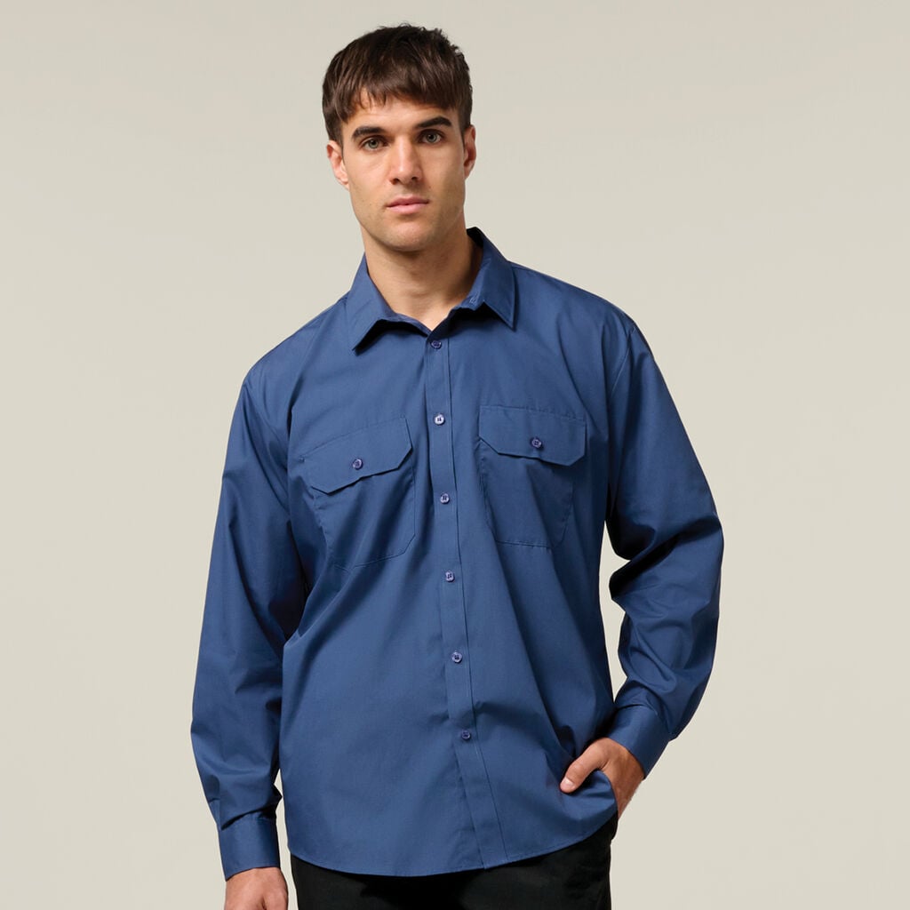 Hard Yakka Permanent Press Long Sleeve Shirt Y07590
