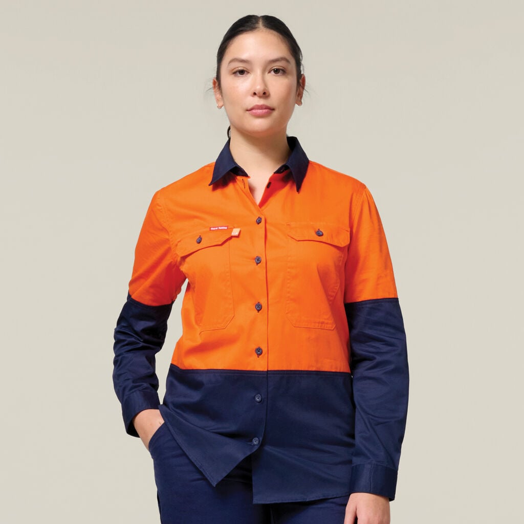 Women's Core HV LS LW Spliced Vented Drill Shirt Y08423