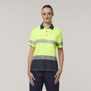 Womens Core Hi-Vis S/S Spliced Segmented TPD Polo Y08602