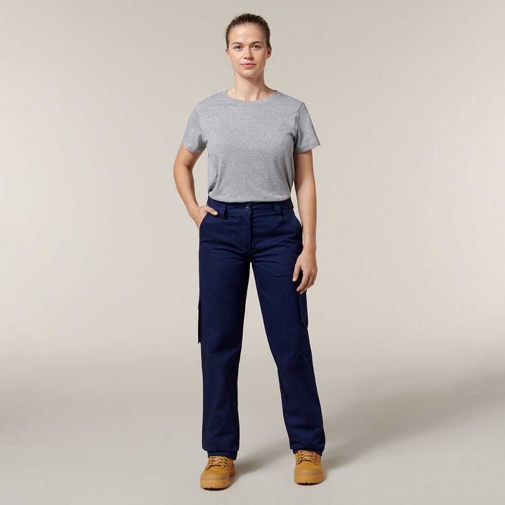 Hard Yakka Women's Foundations Drill Cargo Pant Y08850
