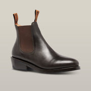 Women's Mustang Signature Pull-up Leather Boot - Brown Y61065