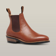 Women's Mustang Signature Pull-up Leather Boot - Tan Y61066