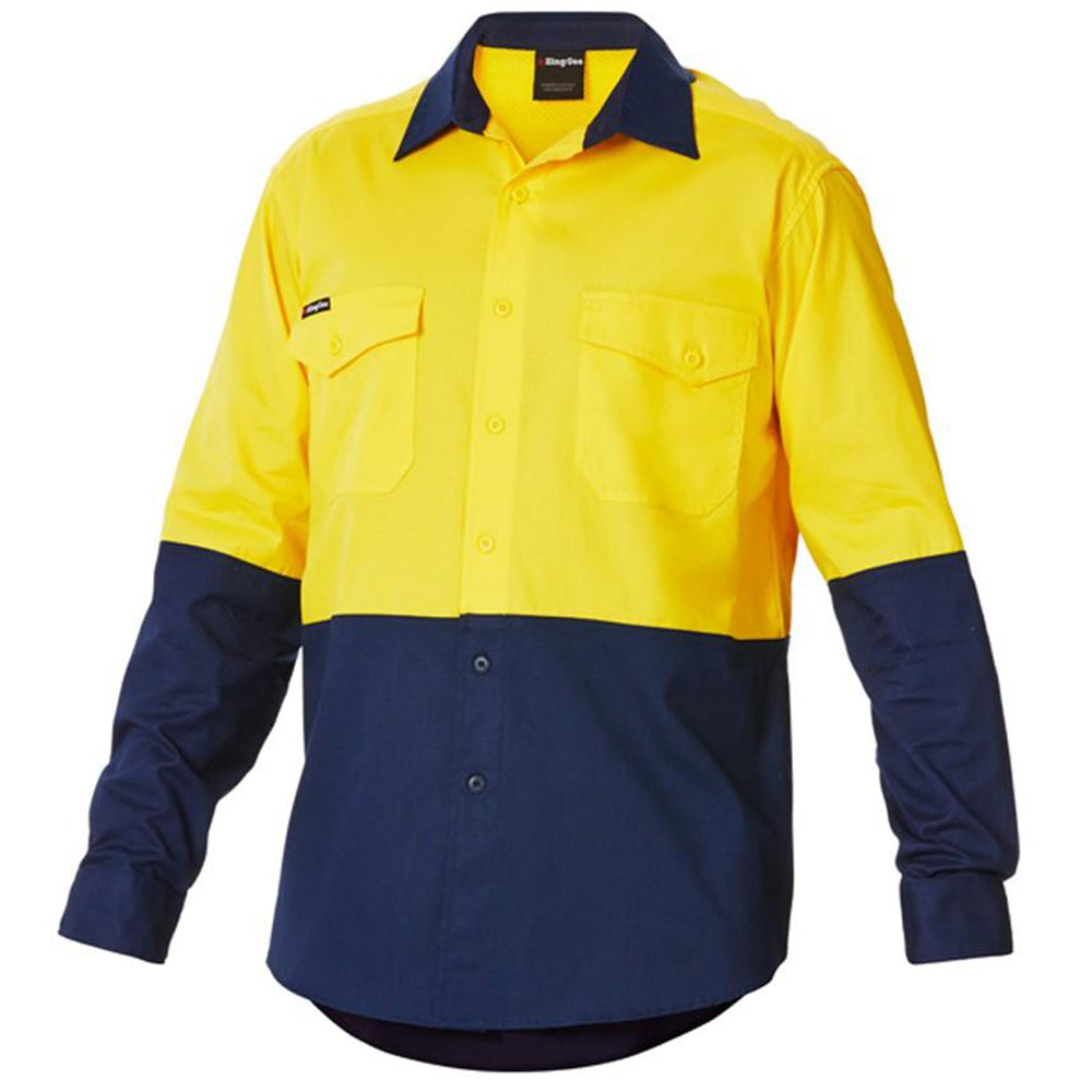 King Gee Workcool 2 Spliced Shirt L/S