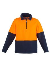Hi Vis Half Zip Polar Fleece Jumper